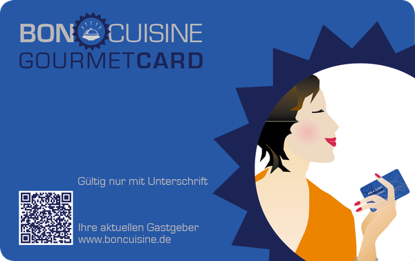 1 x BON CUISINE Gourmet Card Frühstück & Menü 2021/23